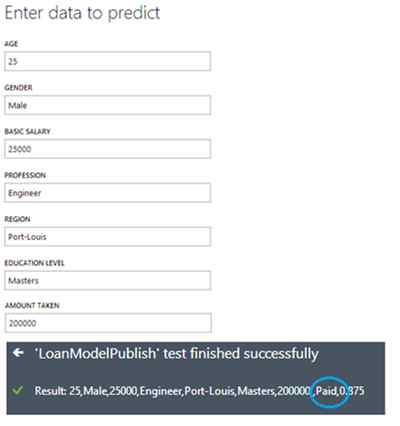 test values and click OK